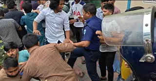 লক্ষ্মীপুরে পুলিশের সঙ্গে বৈষম্যবিরোধী ছাত্রদের হাতাহাতি, ওসিসহ আহত ১০